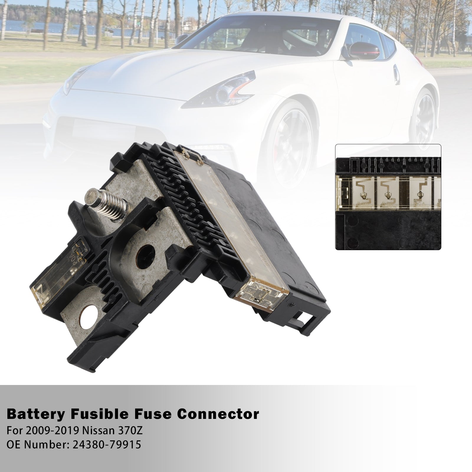 Battery Fusible Fuse Connector 24380-79915 For Nissan 370Z Armada 2004-2013