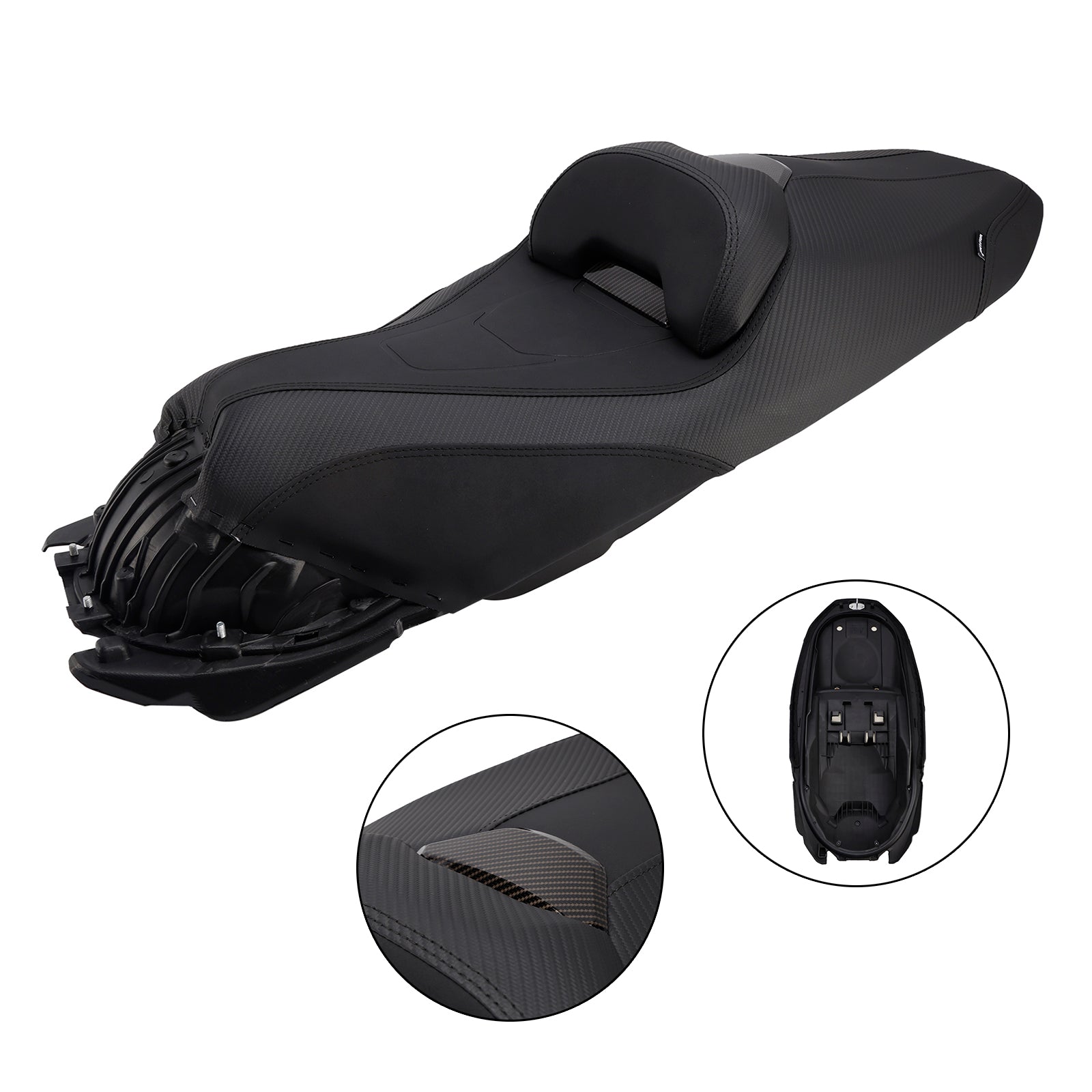 2022-2025 Honda Adv350 Adv 350 Rider Passenger Seat Complete Backrest Pad Orange