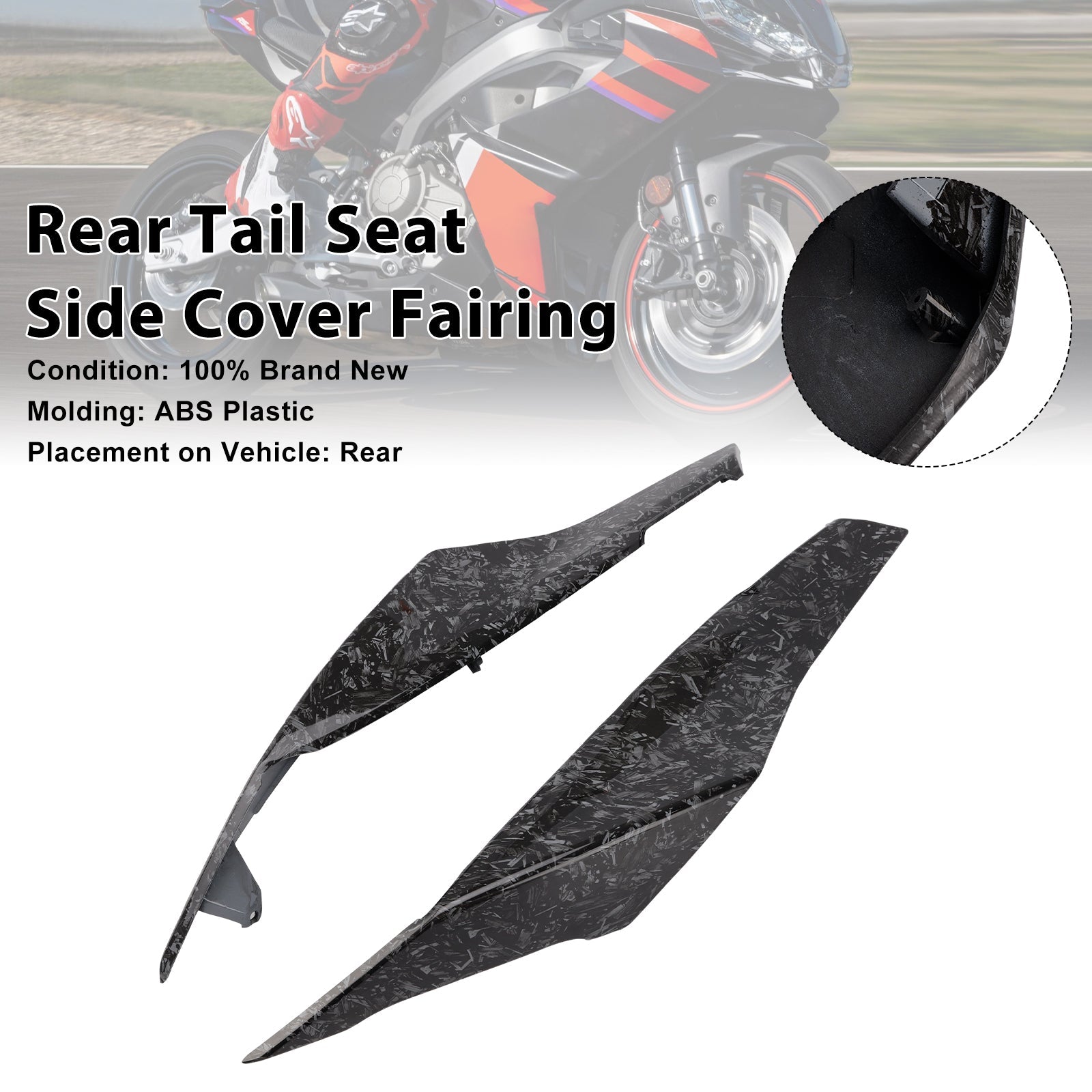 2024-2025 Aprilia RS457 RS 457 Rear Tail Seat Side Cover Fairing