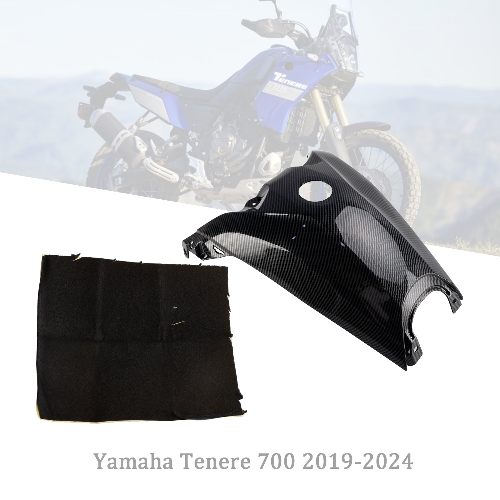 Gas Tank Cover Guard Fairing Protector For Yamaha Tenere 700 2019-2024
