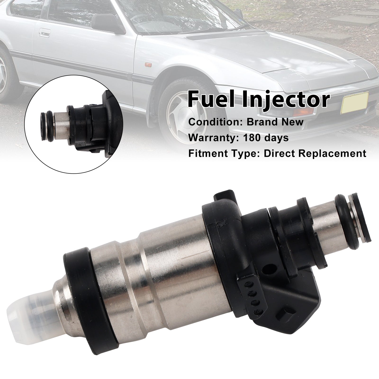 1PCS Fuel Injector 06164-P0A-000 Fit Honda Accord Prelude Civic 1990-1997