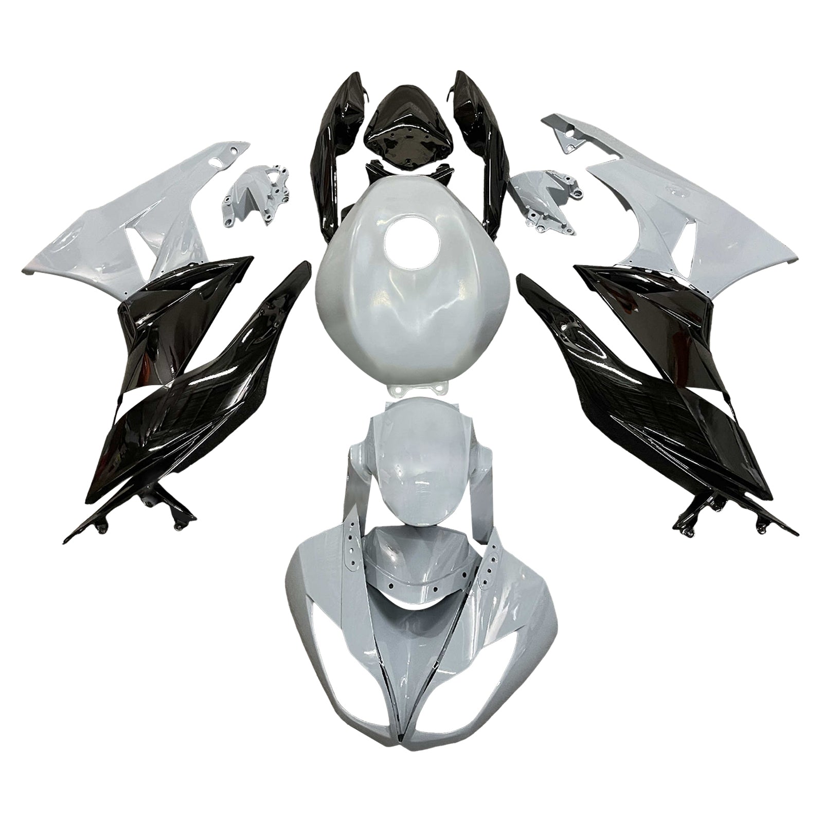Injection Fairing Kit Bodywork Plastic ABS fit For Kawasaki ZX6R 636 2009-2012