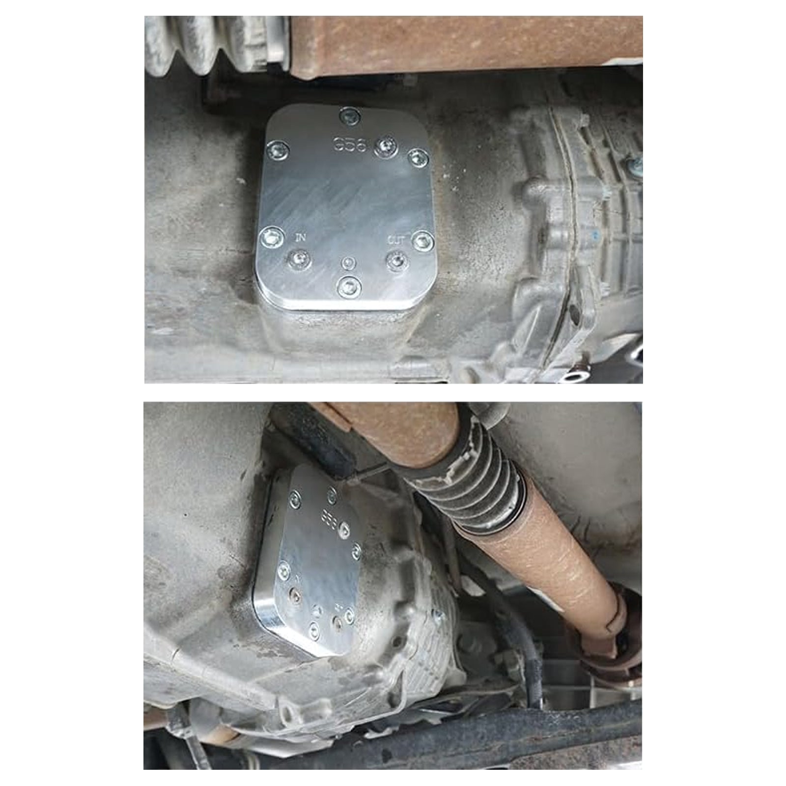 3 Ports PTO Cooler Cover 1/8 NPT For Ram 1/8 NPT 1500 2500 3500 4000 4500 G56