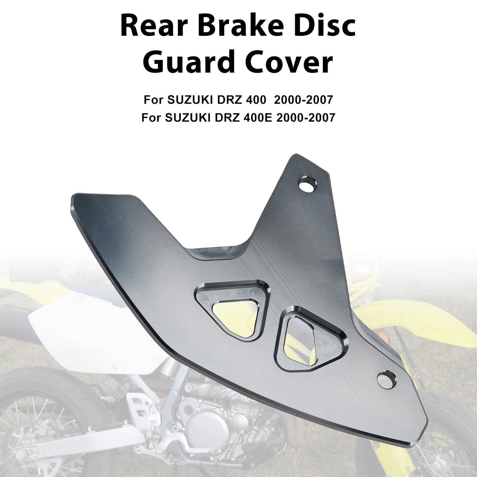 Rear Brake Disc Guard Cover For Suzuki DR-Z400SM 2000-2024 DRZ400/S/E