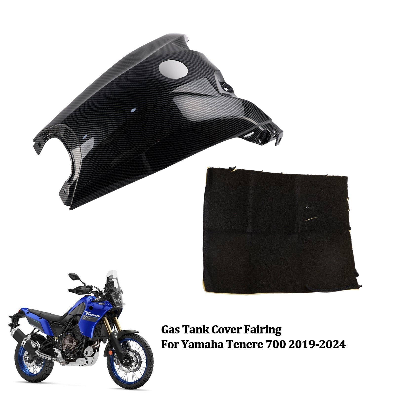 Gas Tank Cover Guard Fairing Protector For Yamaha Tenere 700 2019-2024