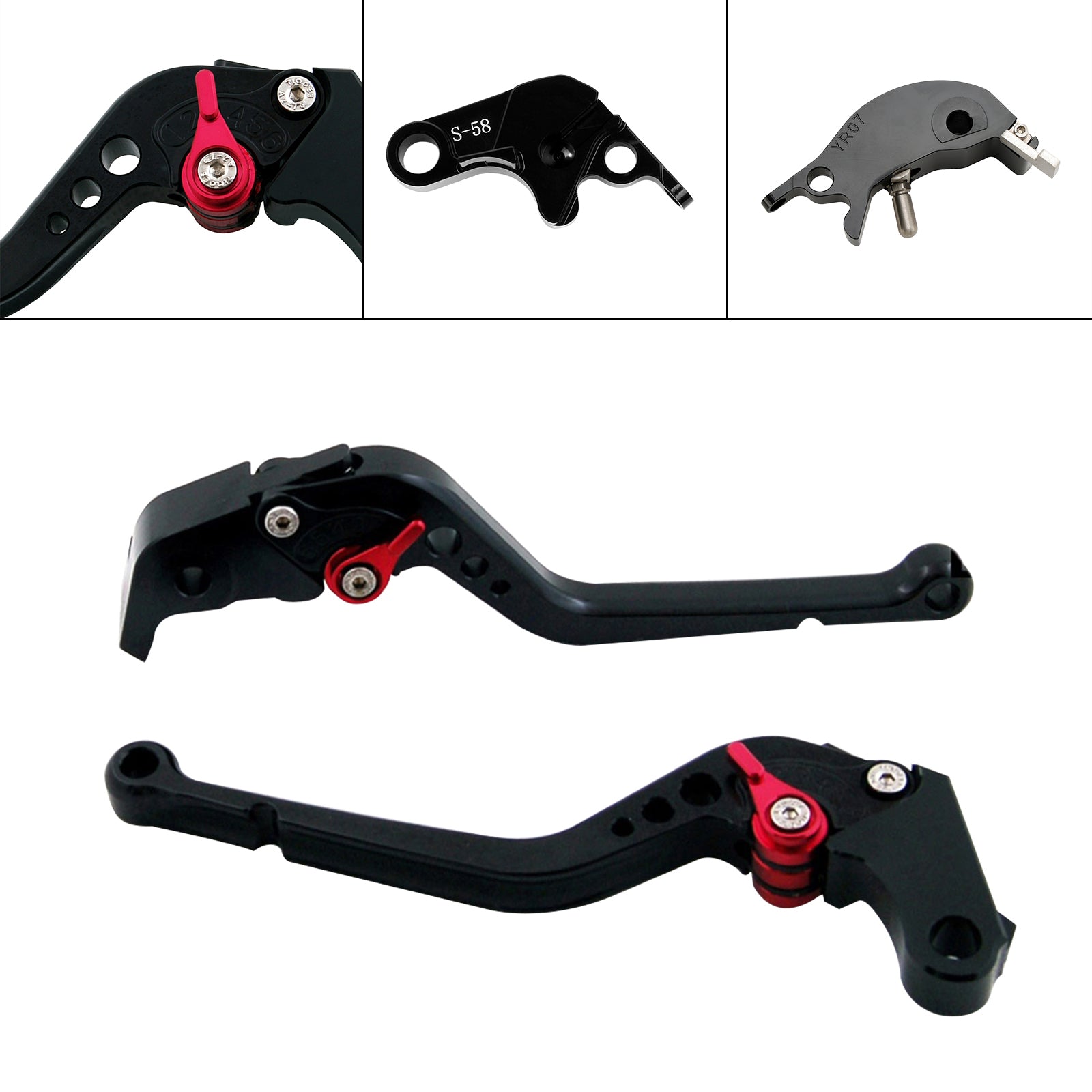 Long Clutch Brake Lever fit for YAMAHA YZF R7 MT-10/SP FZ-10/SP 2022-23