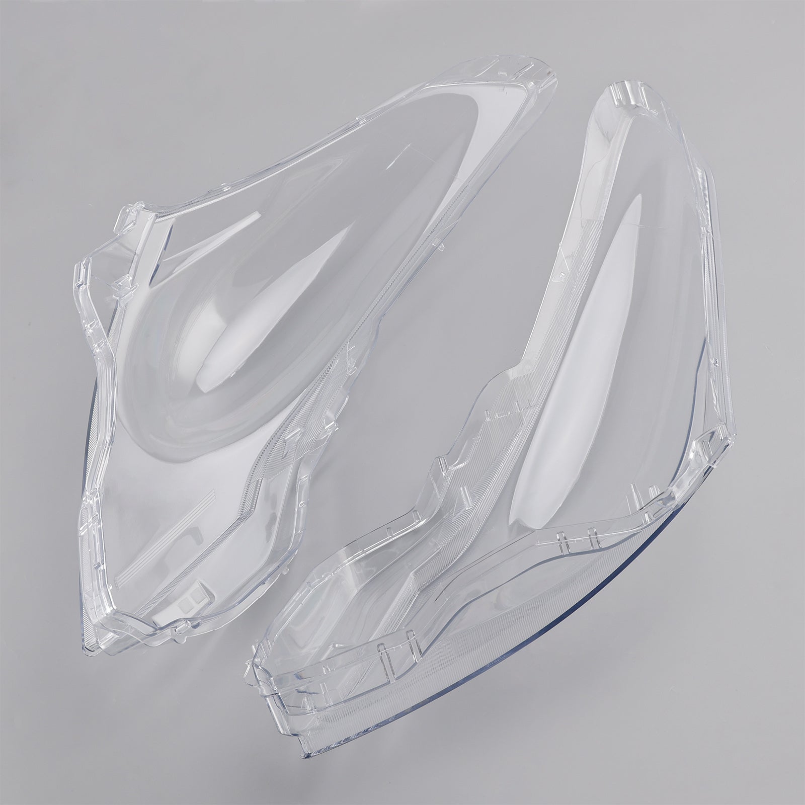 2010-2013 Infiniti G25 G37 Sedan 2pcs Headlight Lens Shell Cover Clear