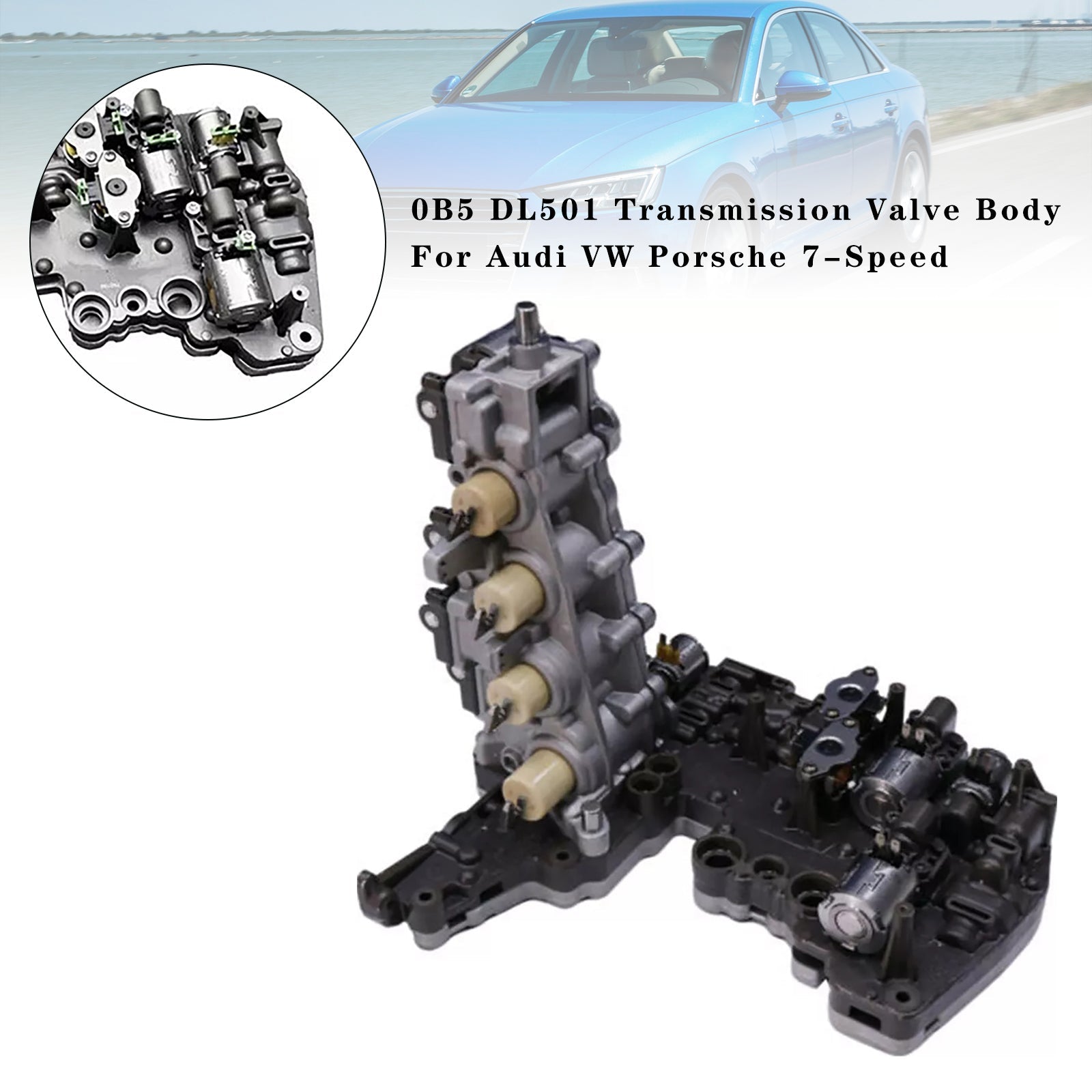 0B5 DL501 Transmission Valve Body For Audi VW Porsche