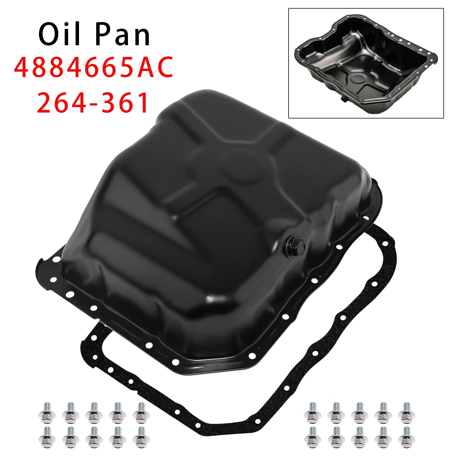 2008-2014 For Jeep Dodge Avenger L4 2.0L 2.4L Engine Oil Pan 4884665AE