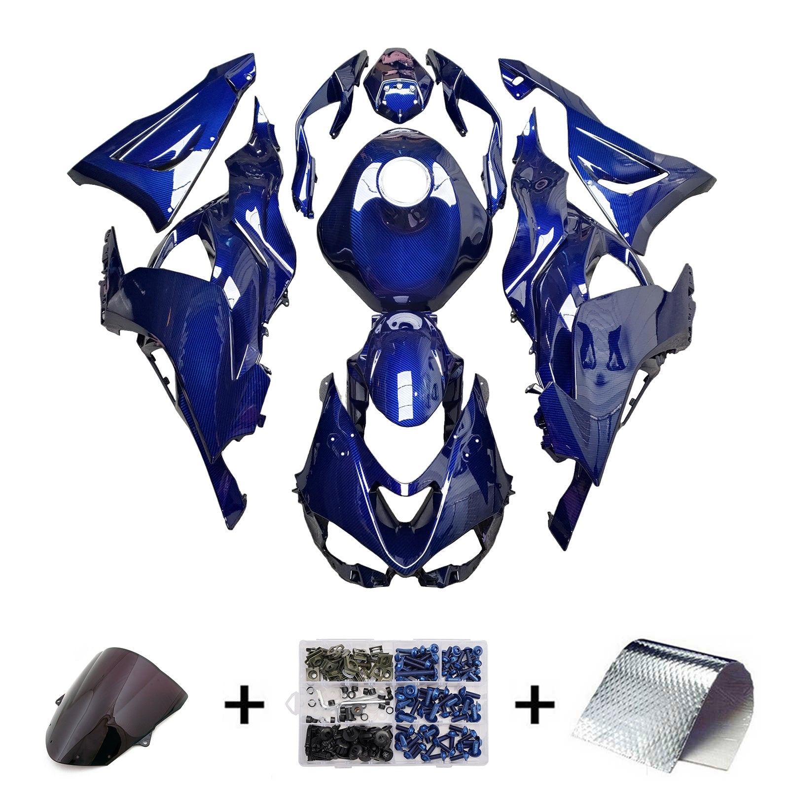 Injection Fairing Kit Bodywork Plastic ABS fit For Kawasaki ZX-6R 2024-2025