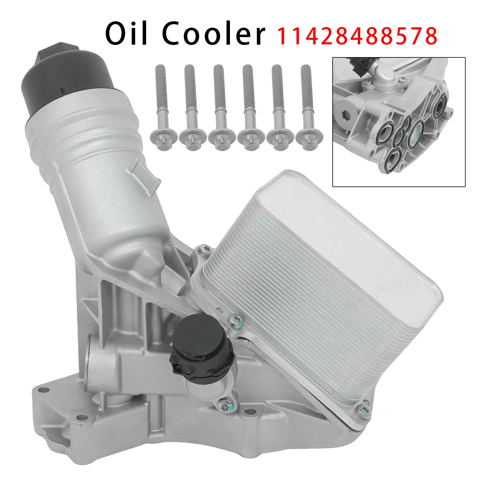 2018-2024 For BMW X4 G02,F98 M40i xDrive 3.0L SUV Oil Cooler 11428583895AL