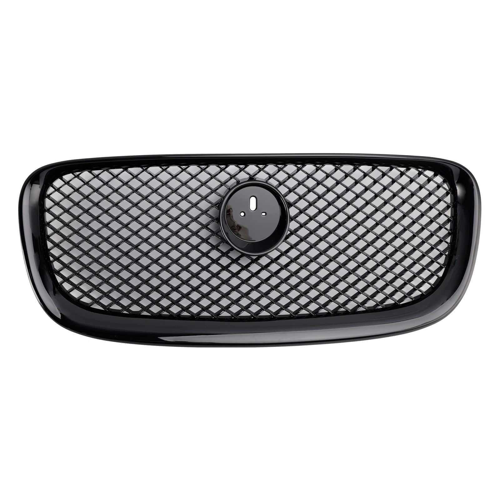 XF-R Style Front Bumper Grill Grille Fit Jaguar XF 2012-2015 Gloss Black