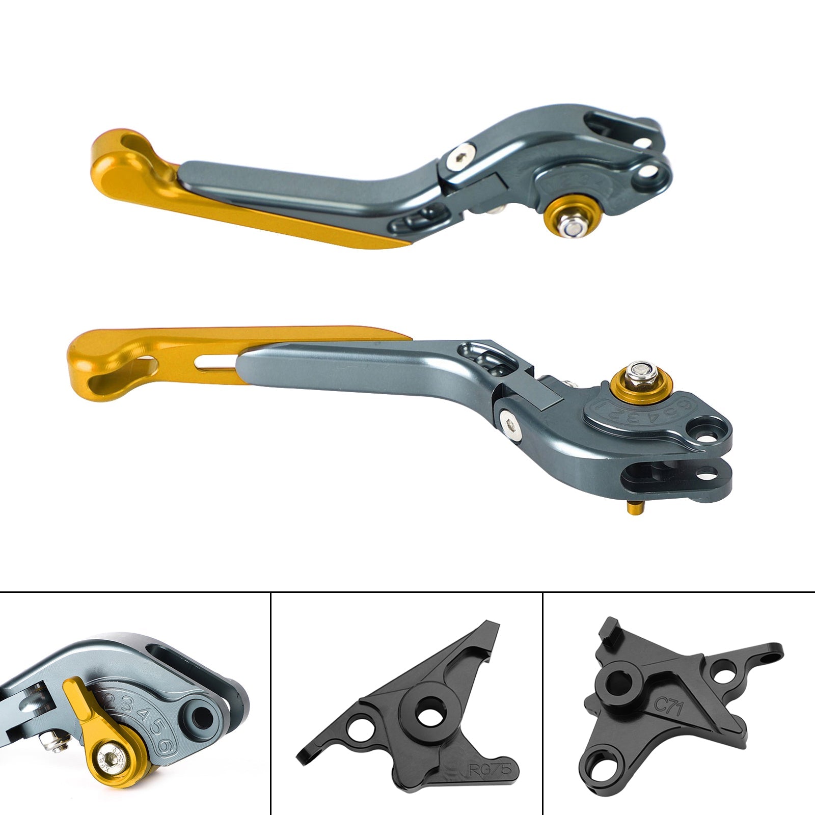 BMW R Nine T /Pure /Racer 2017-2023에 적합한 조절 식 클러치 브레이크 레버