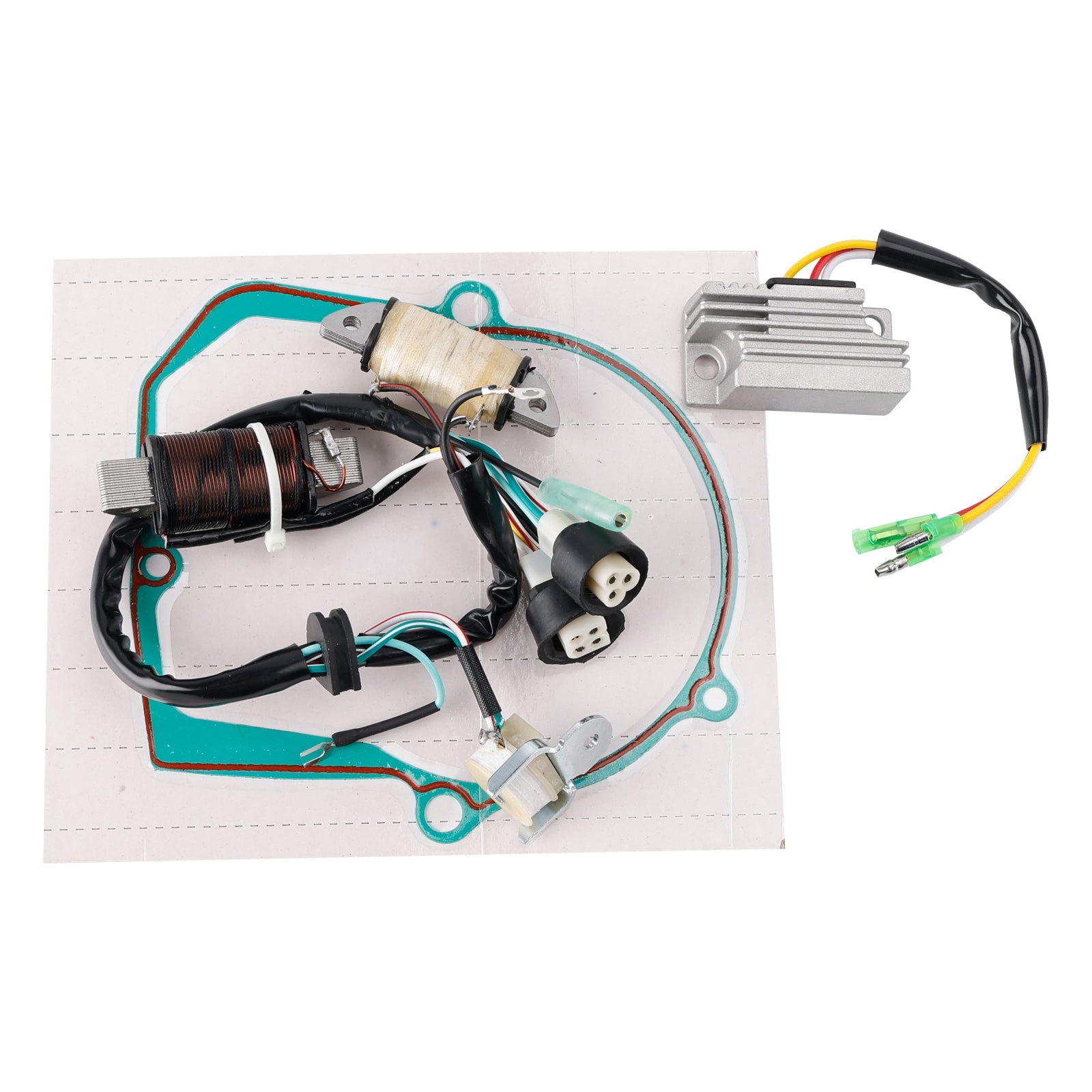 1988 Yamaha YFM80U Moto-4 80 STATOR GENERATOR REGULATOR RECTIFIER GASKET 55X-85560-M0