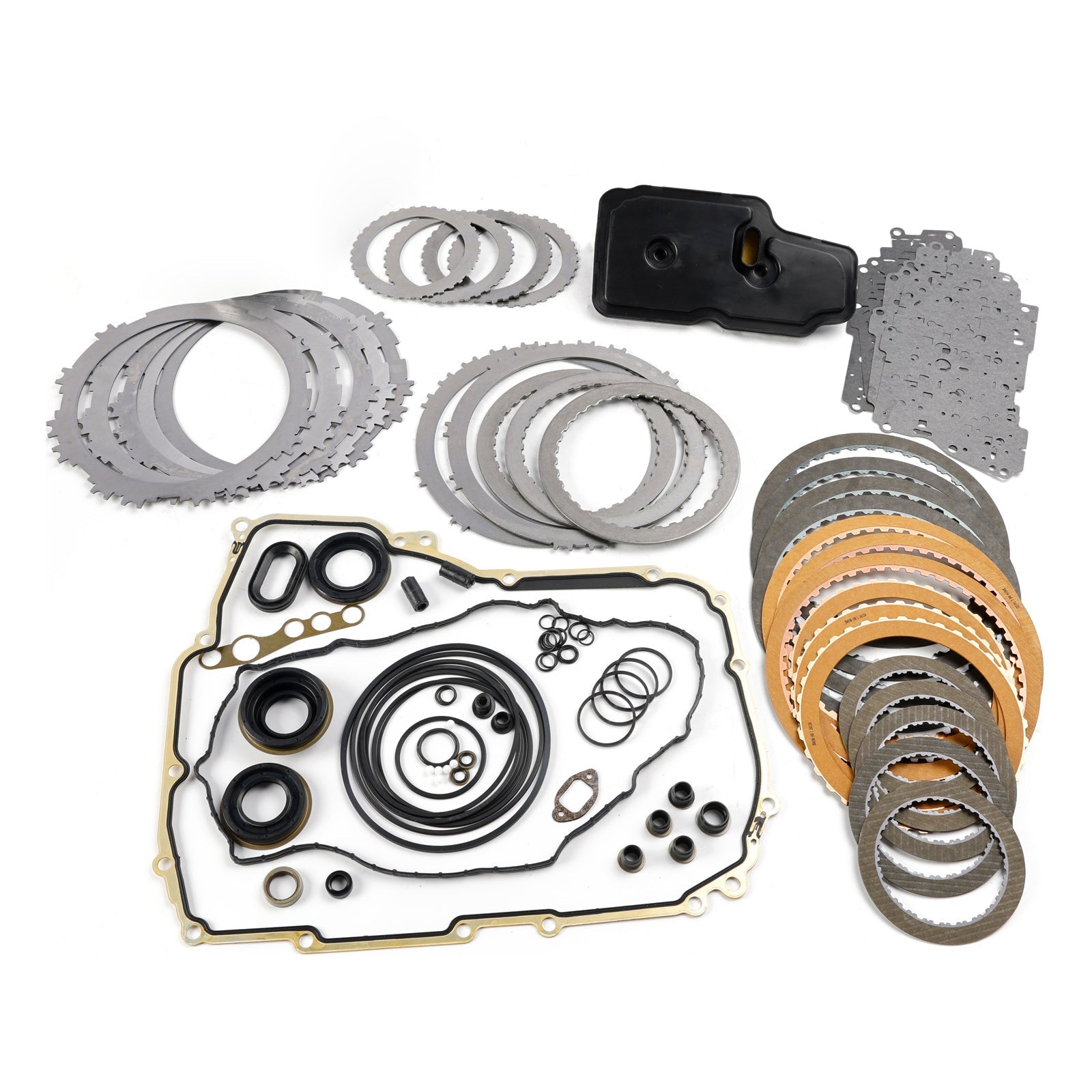 2012-up GM Gen 2 Transmission Rebuild Kit Master less Steels 6T40 6T45
