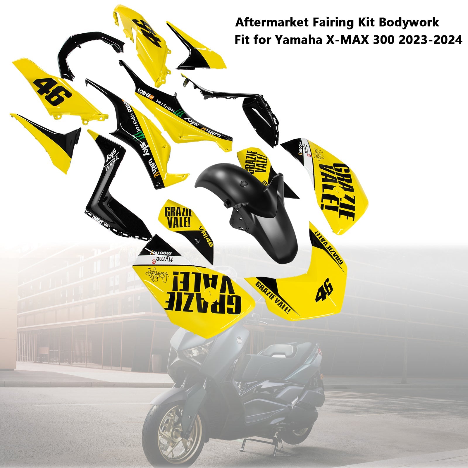 Yamaha X-MAX 300 XMAX 2023-2024 Fairing Kit