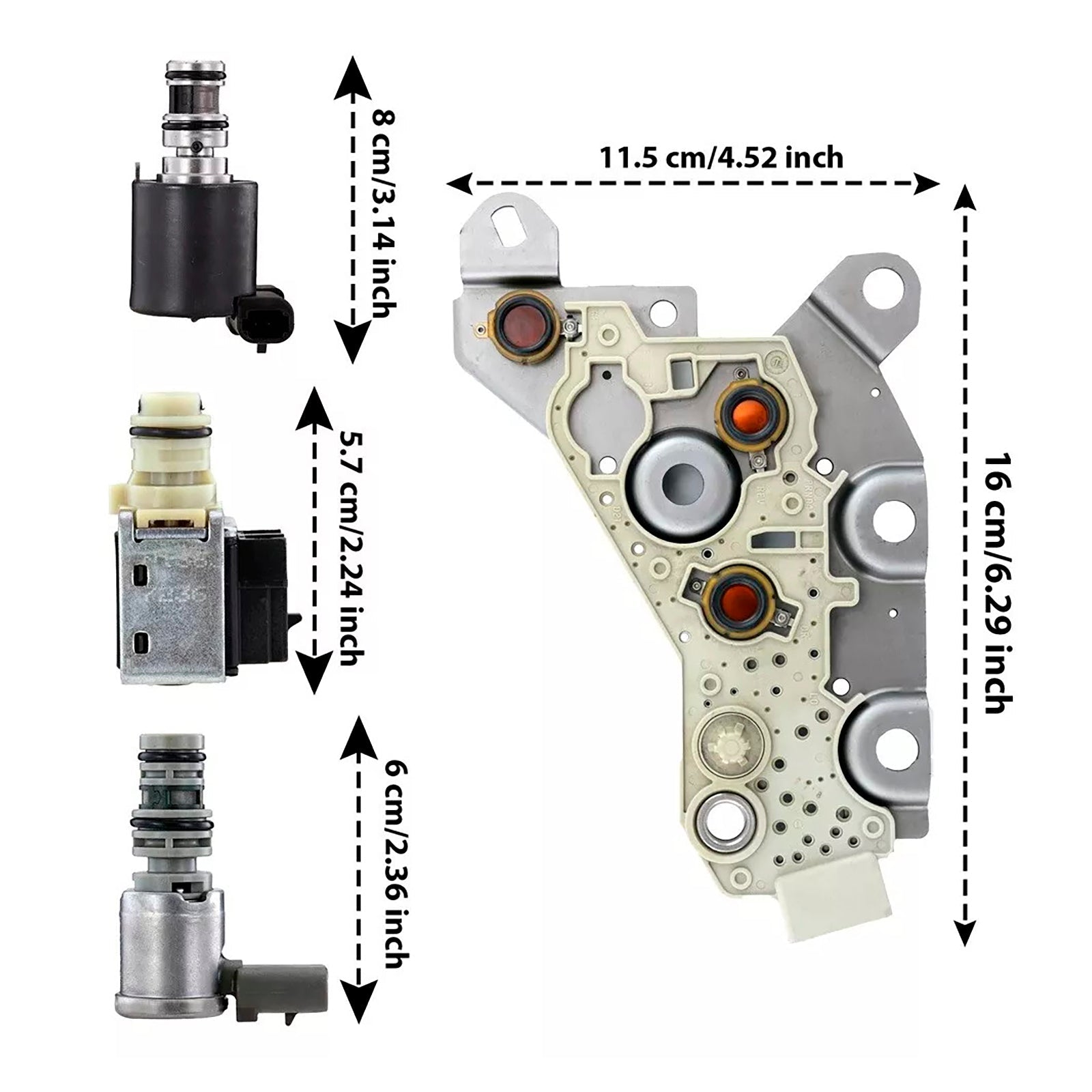 Transmission Solenoids Kit EPC TCC Shift 4T40-E 4T40E 4T45E For GM Chevy 2004-On