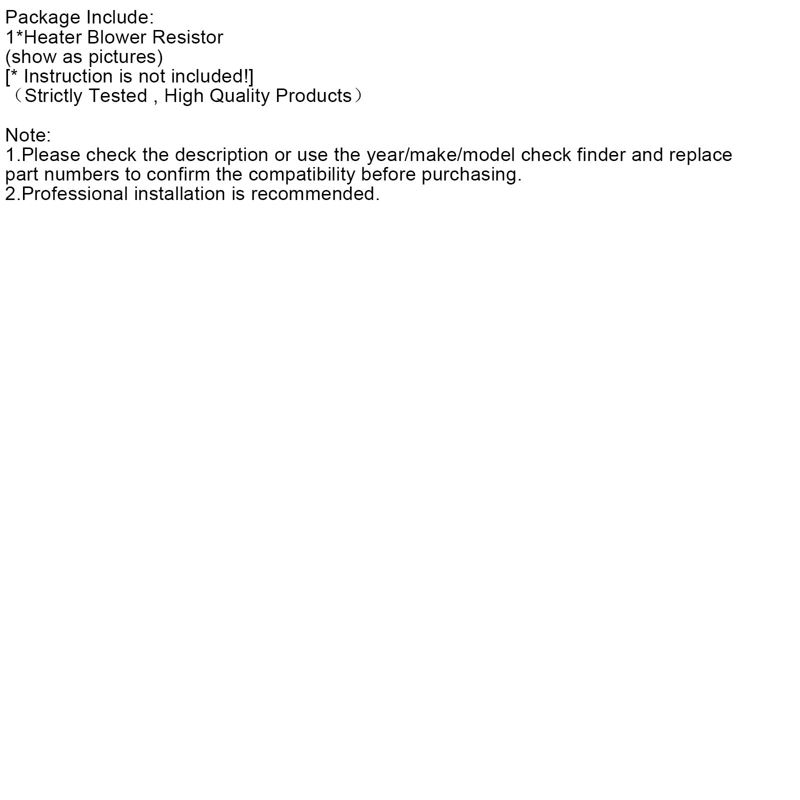 HVAC Heater Blower Regulator Resistor 277614BA0A For Nissan Rogue Sentra