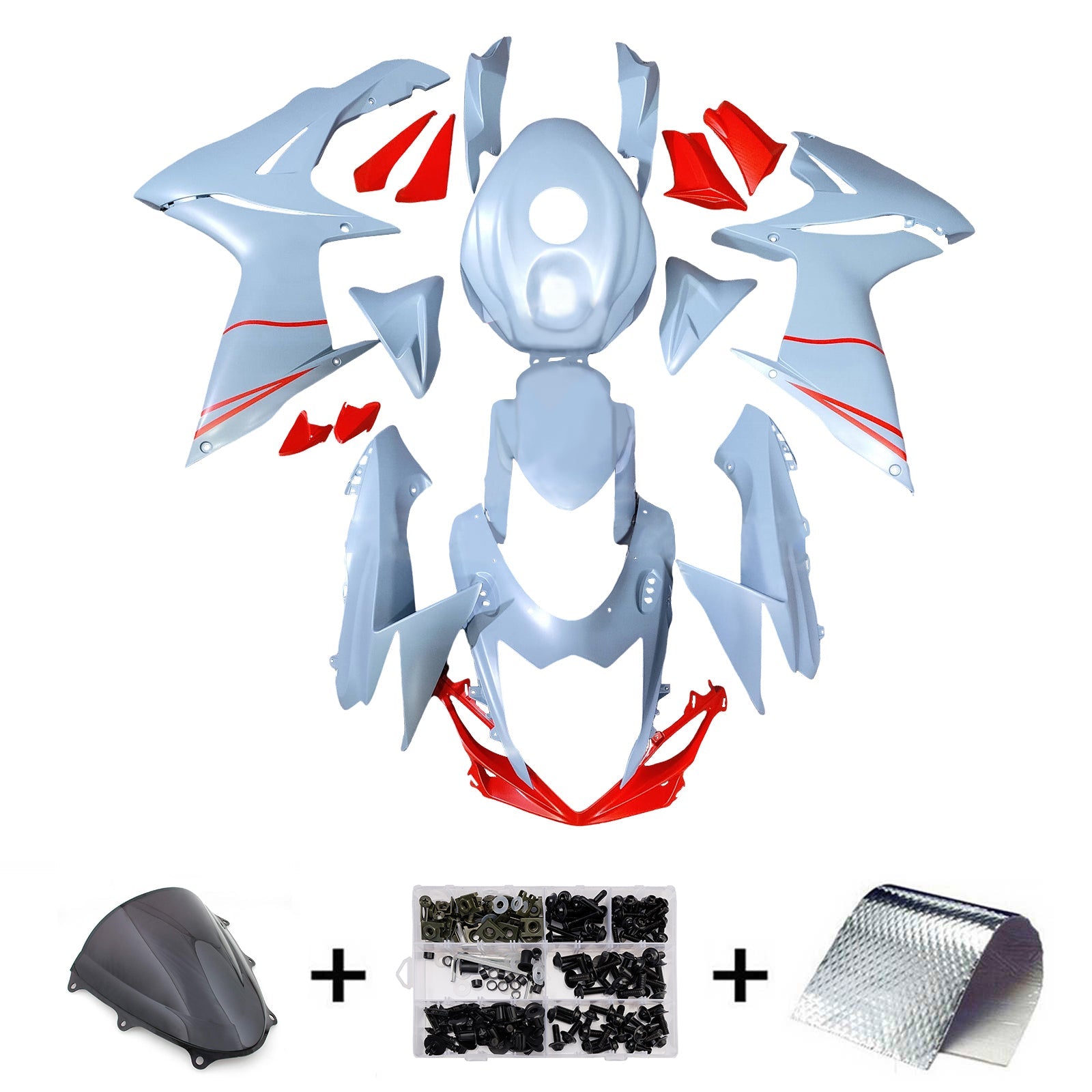 Injection Fairing Kit Bodywork Plastic ABS For Suzuki GSXR 600/750 2011-2025 K11