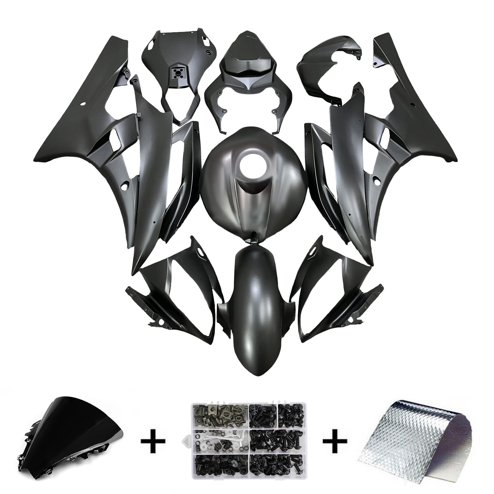 Injection Fairing Kit Bodywork Plastic ABS For Yamaha YZFR6 YZF-R6 2006-2007