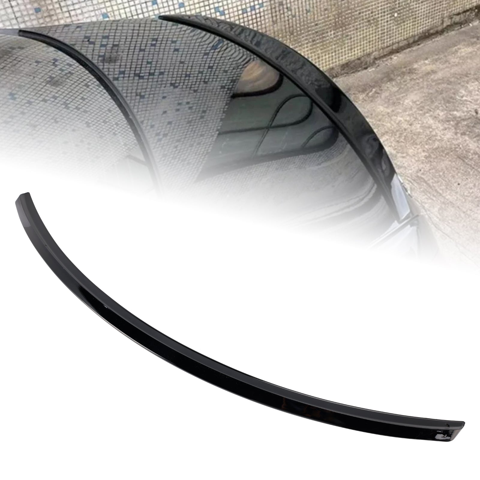 2021-2025 Mercedes-Benz S-Class W223 Gloss Black Rear Boot Spoiler