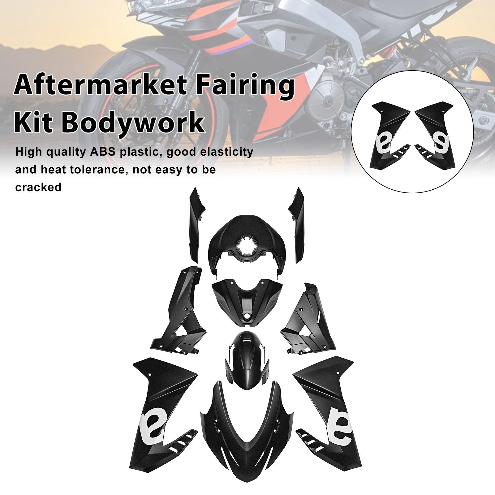 Injection ABS Plastic Bodywork Fairing Kit for Aprilia RS457 2024-2025