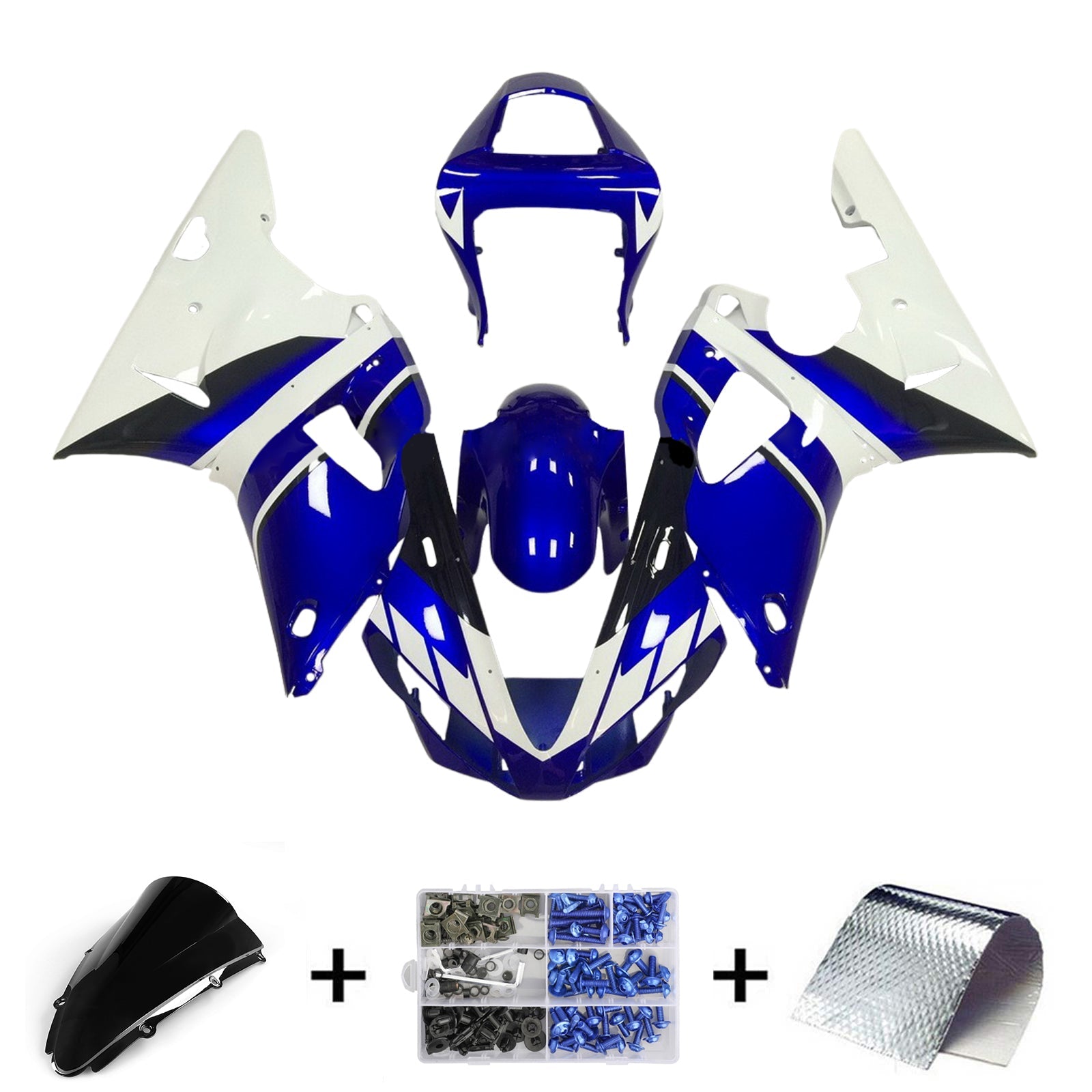 Yamaha YZF 1000 R1 2000-2001 Fairing Kit Bodywork Plastic ABS