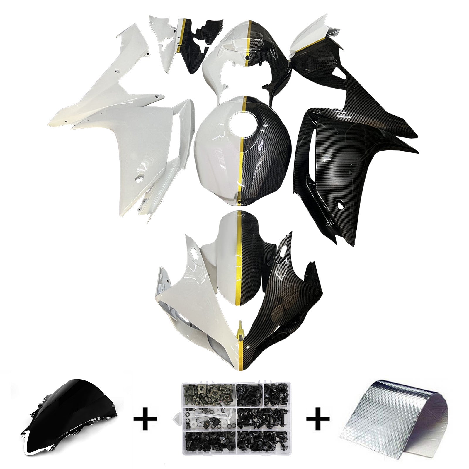 Injection Fairing Kit Bodywork Plastic ABS For Yamaha YZFR1 YZF-R1 2007-2008