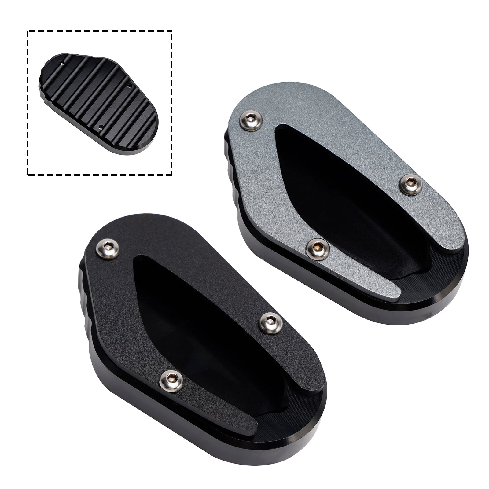Kickstand Enlarge Plate Pad fit for Bonneville T100 Street Scrambler 900 2018-2023