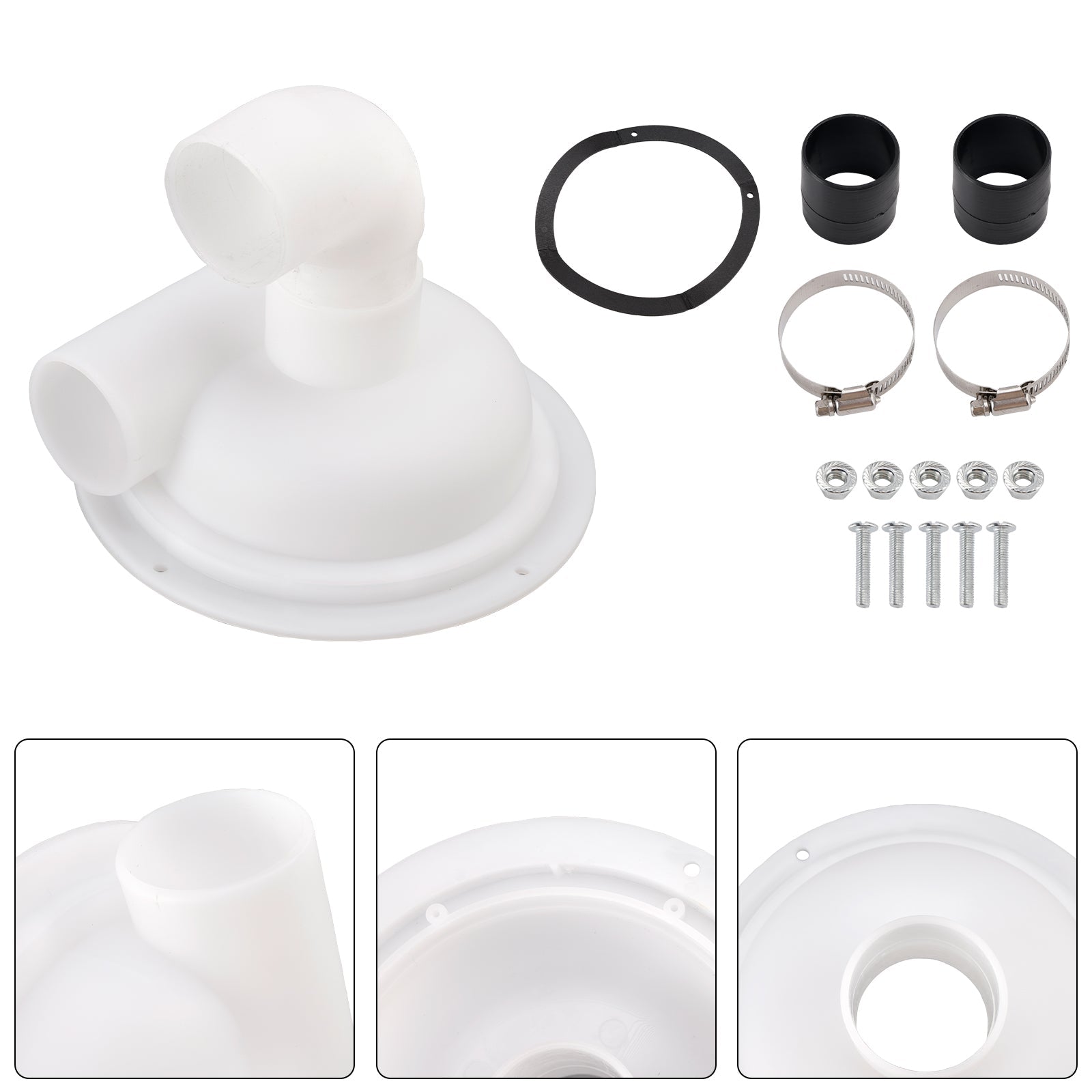 Dust Cyclone Separator Cover Attachment Chipboard Vacuum Cleaner Parts Plaster Vacuum Dust Separator Vacuum Cleaner Accessory