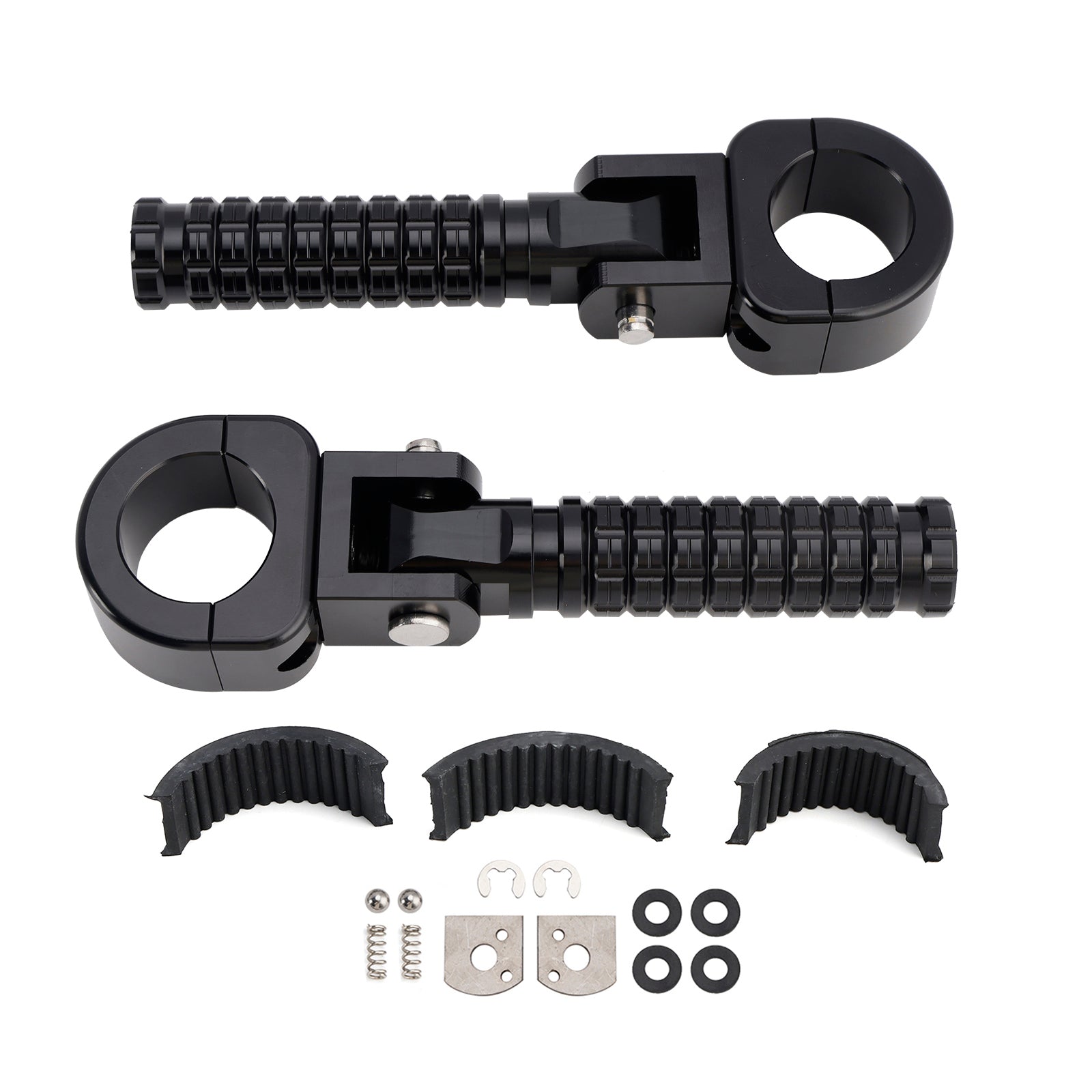 1.25인치 바가 있는 오토바이에 맞는 범용 전면 발판 발 페그