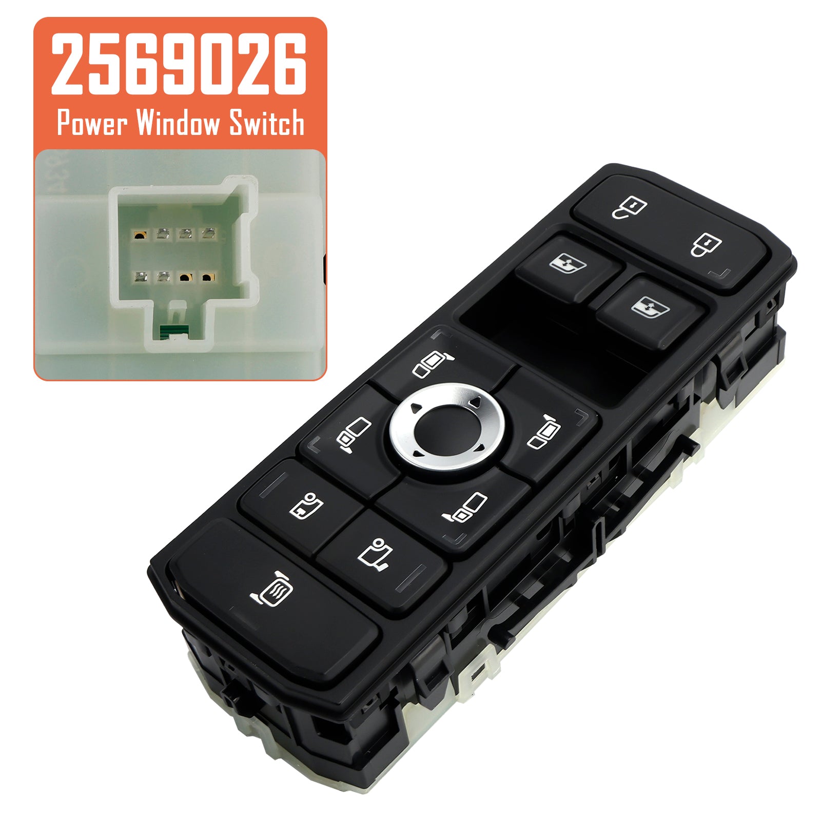 2569026 Power Window Switch Front Passenger for SCANIA L P G R S-series 2016-on