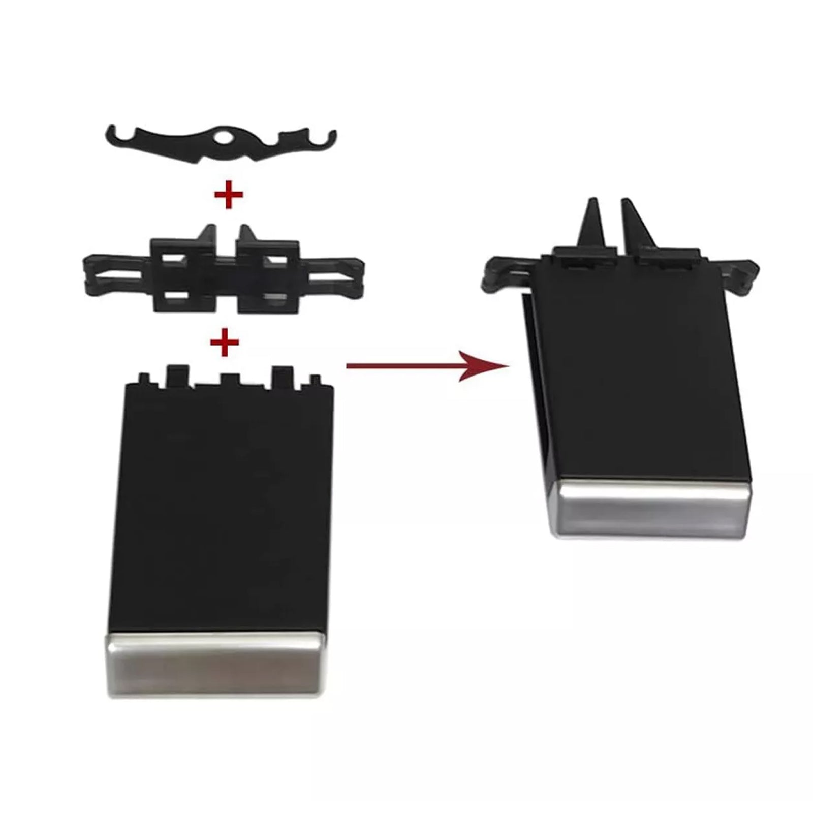 2014-2020 Maserati Ghibli Rear Row-Central A/C Air Vent Outlet Tab Clip 670021523