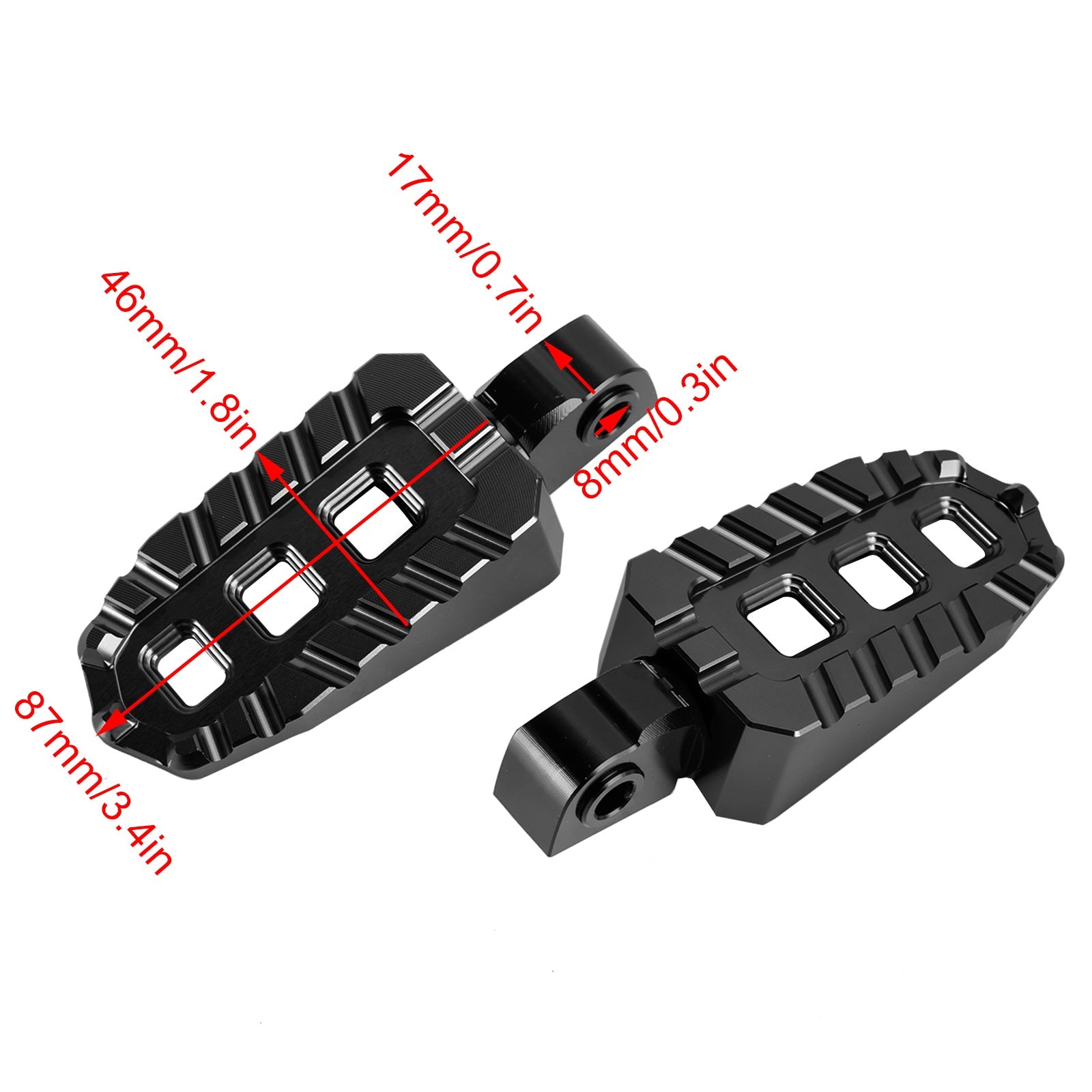 Rear Footrests Foot Peg fit for BMW G310GS G310R 2017-2024 G310RR 2023-2024
