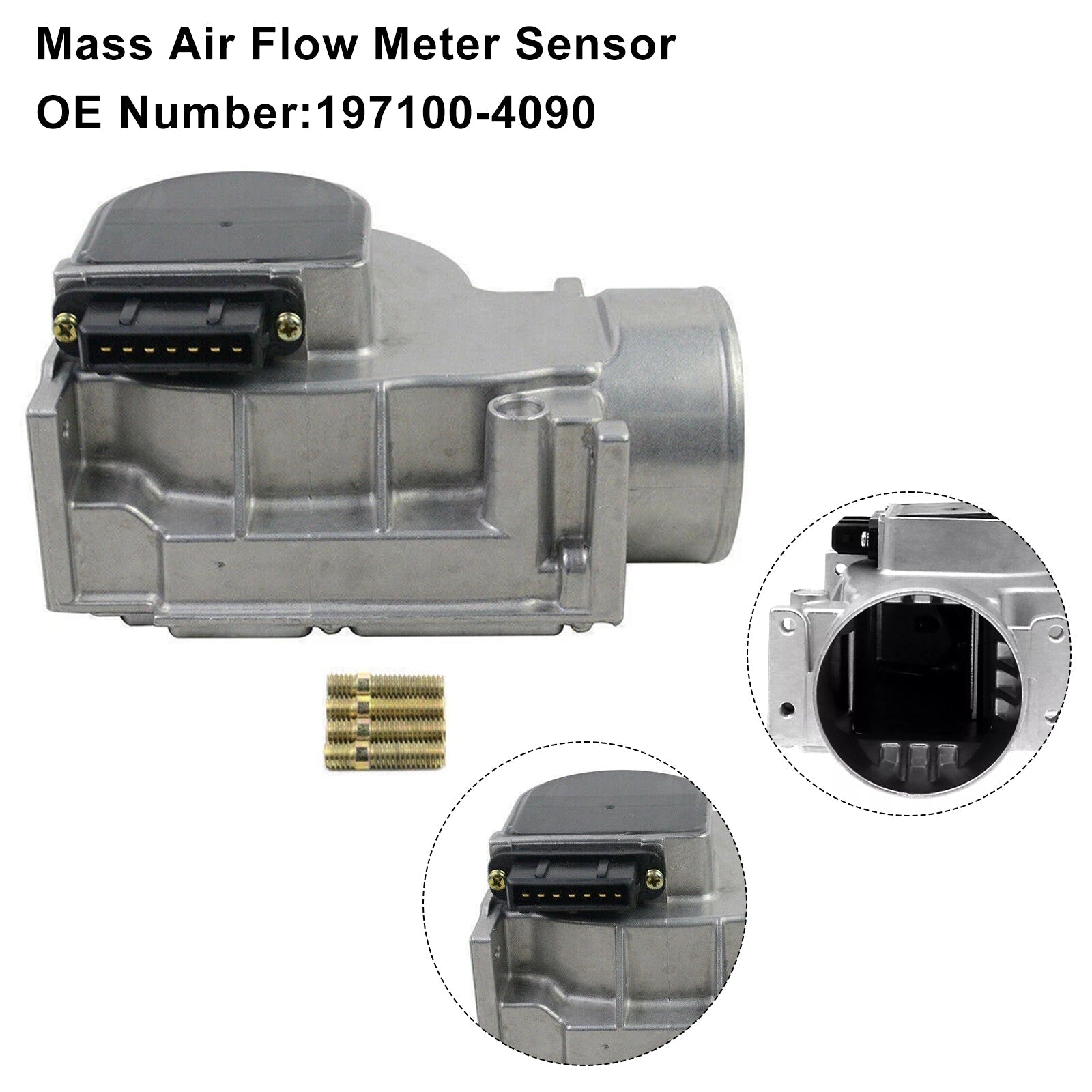 1992-1993 For Mazda MX-3 Mass Air Flow Meter Sensor 197100-4090