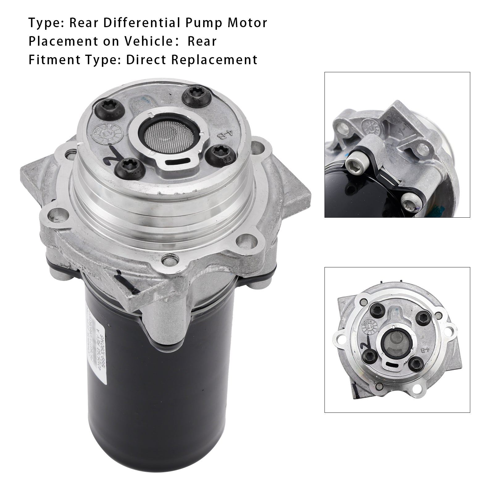 Rear Differential Pump Motor 68227808AA 68227808AB For Jeep Cherokee 2014-2022