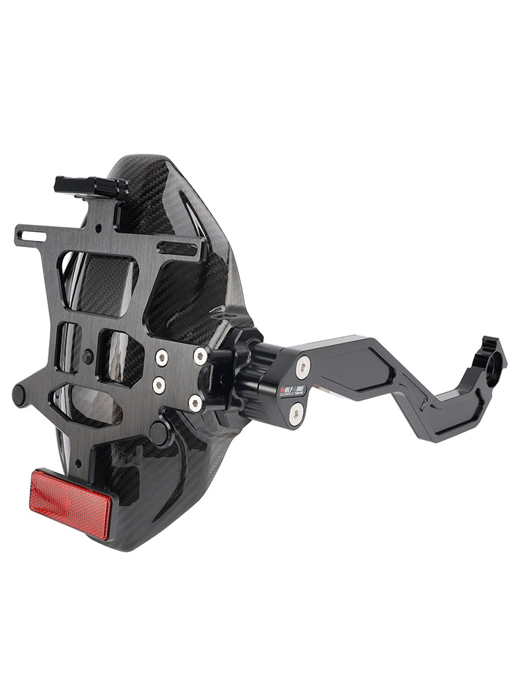 2024-2025 Honda CB650R Real Carbon Fiber Rear Fender Bracket LED