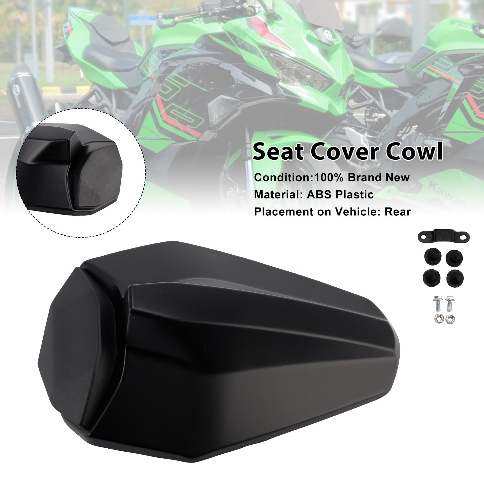 Racing Tail Rear Seat Fairing Cowl for Kawasaki ZX25R ZX4R ZX4RR 2020-2025