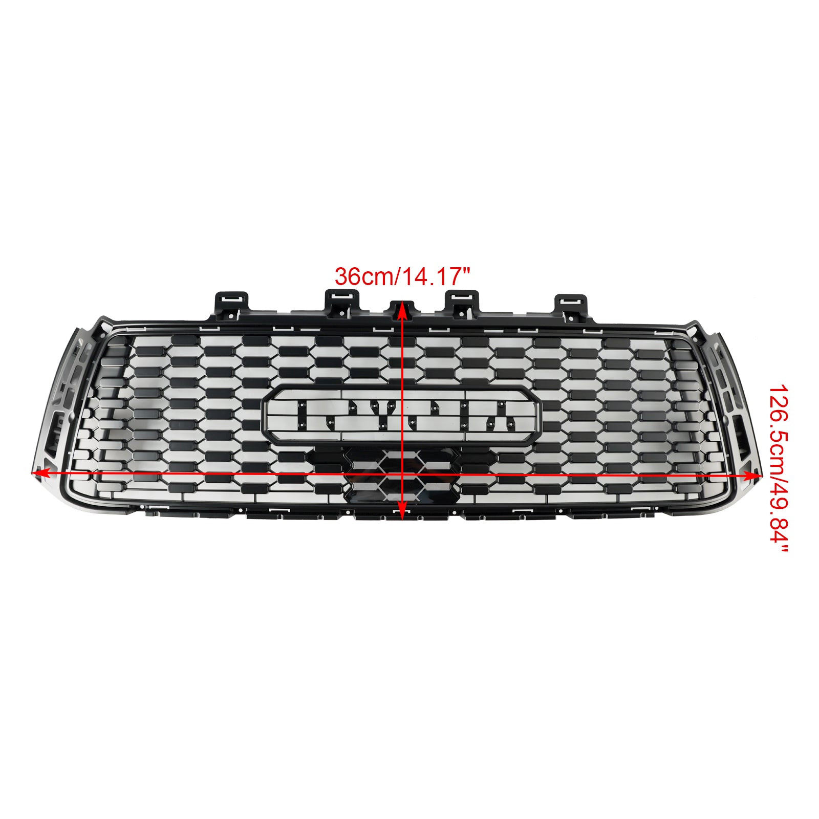2010-2013 Toyota Tundra TRD PRO Honeycomb Front Bumper Grill Grille Black Generic