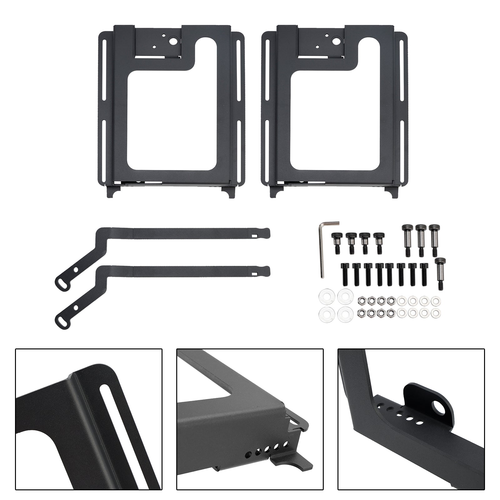 Polaris RZR XP 4 1000 2X Lower Recline Seat Bases Set
