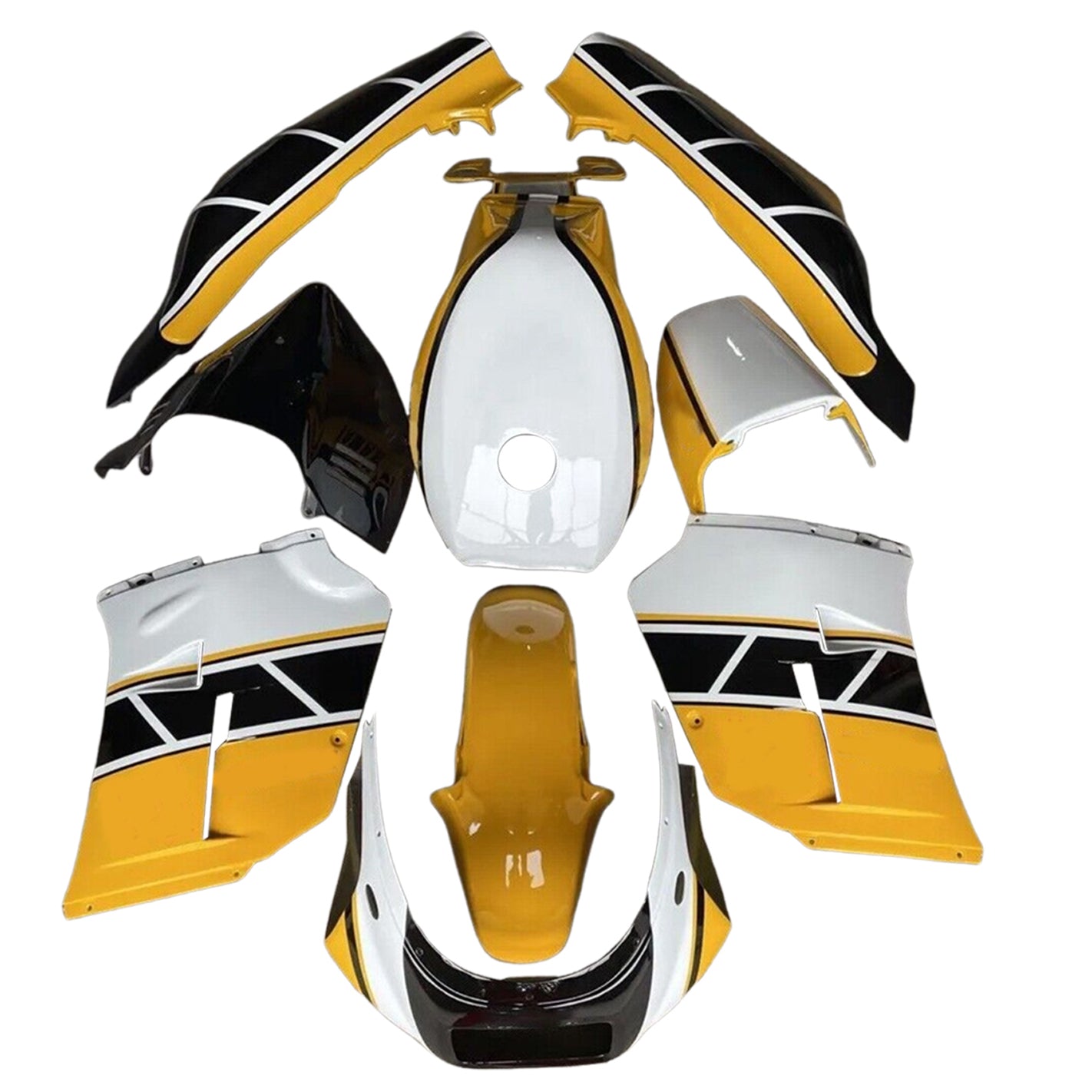 Red & White Rear Seat Cowl Fairing For Yamaha RD500 RZV500 1985-1987 (1986 Model) - View #2