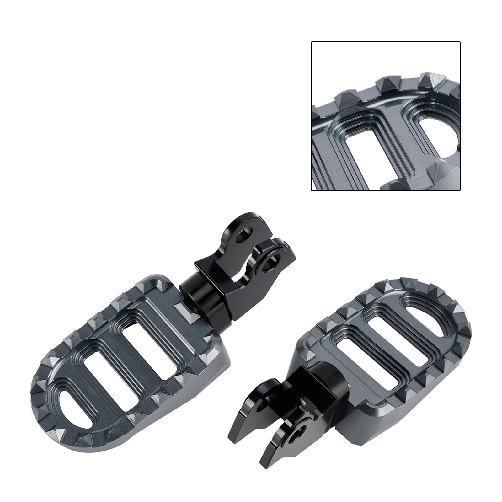 Front Footrests Foot Pegs fit for HONDA CL250 CL300 CL500 Trail 125 2023-2024