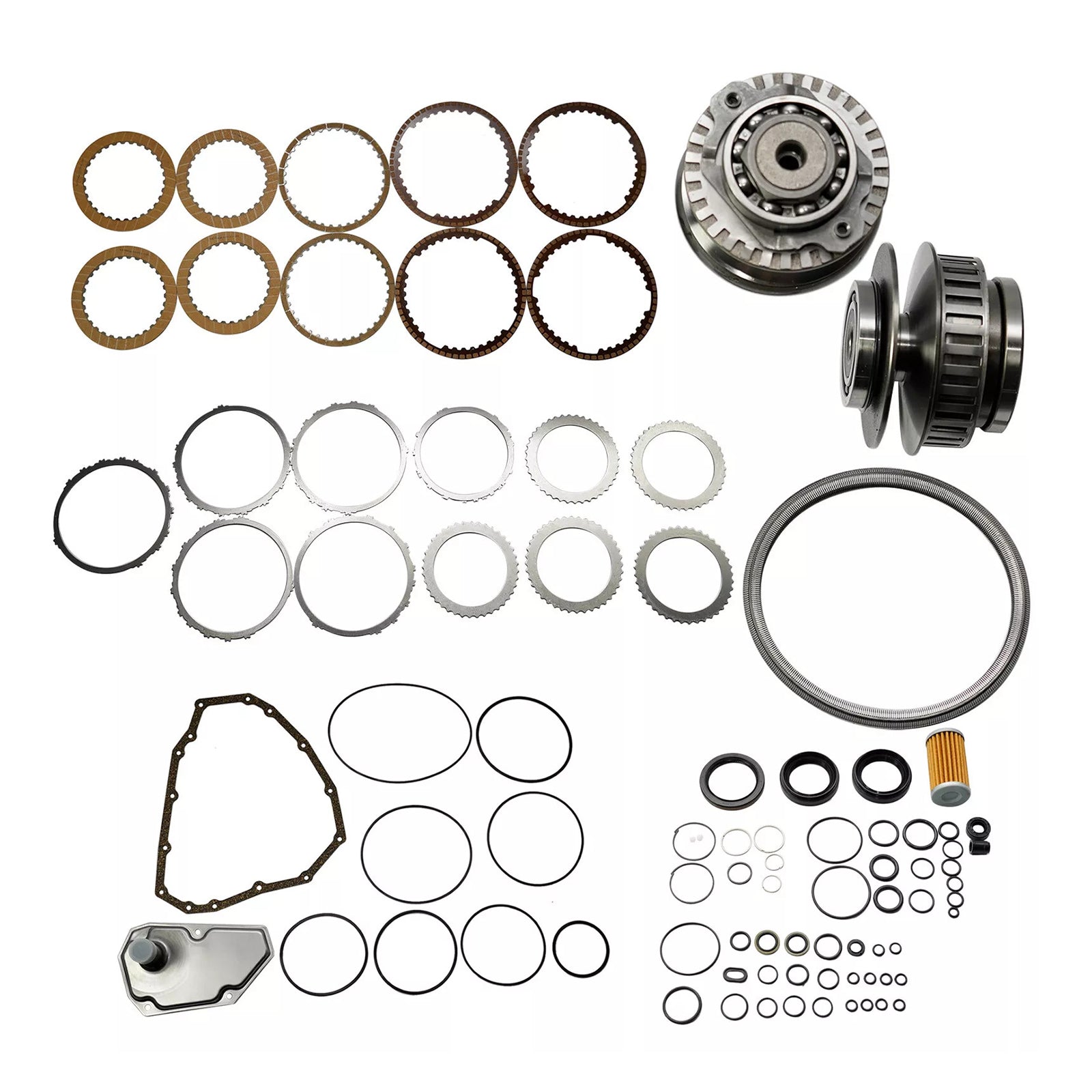 2011-2015  Nissan TIIDAL3 1.2L L4 1.5 1.6L 1.8L Transmission Master Rebuild Kit & Pulley Set W/ Belt JF015E RE0F11A
