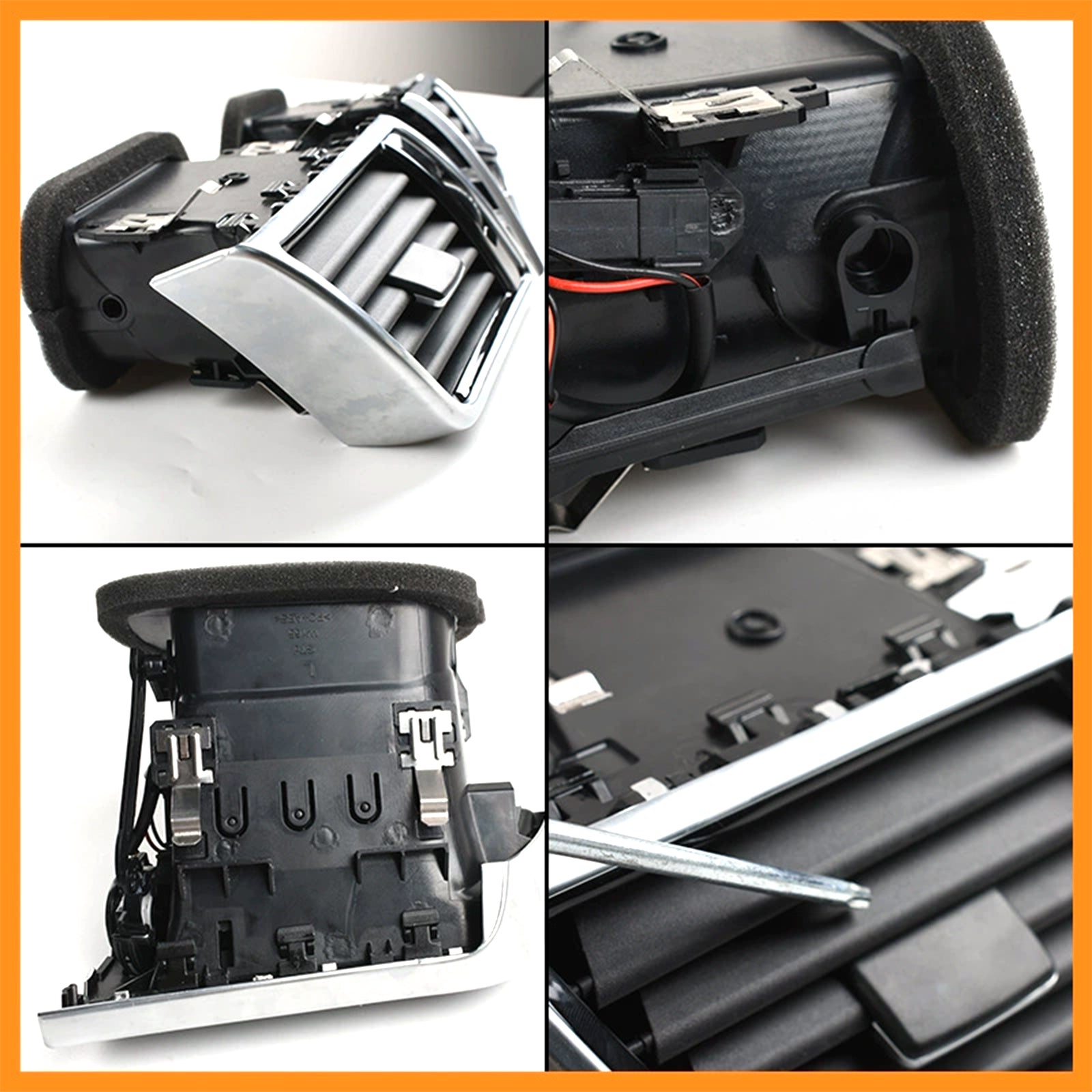 For Mercedes Benz ML Class (W166) 2013-2015 2PCS Front Left+Right Dash Air Vent Grille 16683001542A17