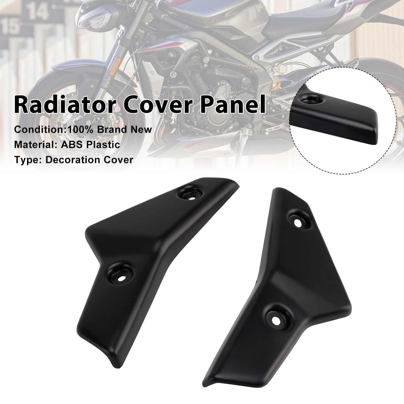 2020-2022 Street Triple 765 R/RS Radiator Side Cover Fairing Panels