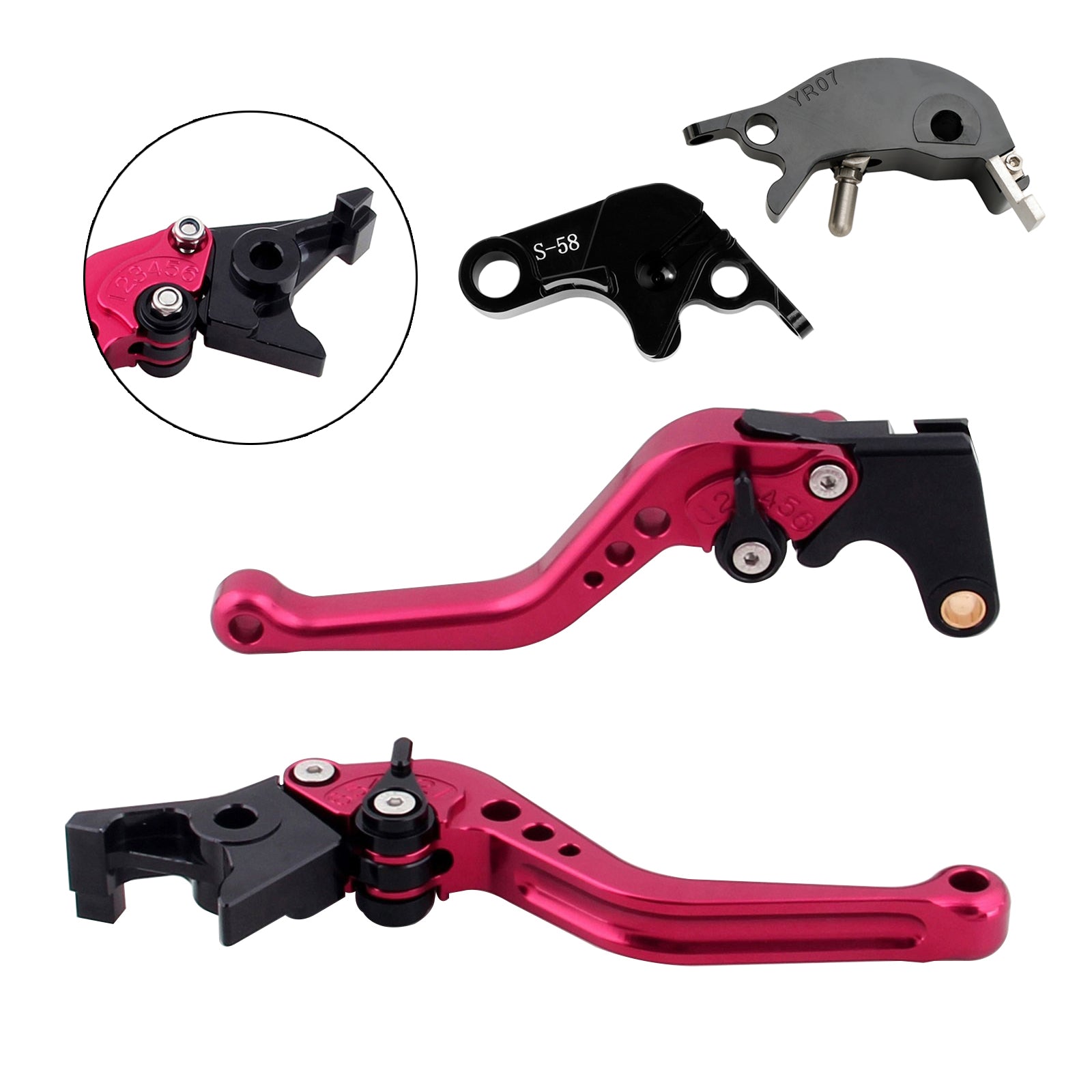 NEW Short Clutch Brake Lever fit for YAMAHA YZF R7 MT-10/SP FZ-10/SP 2022-23