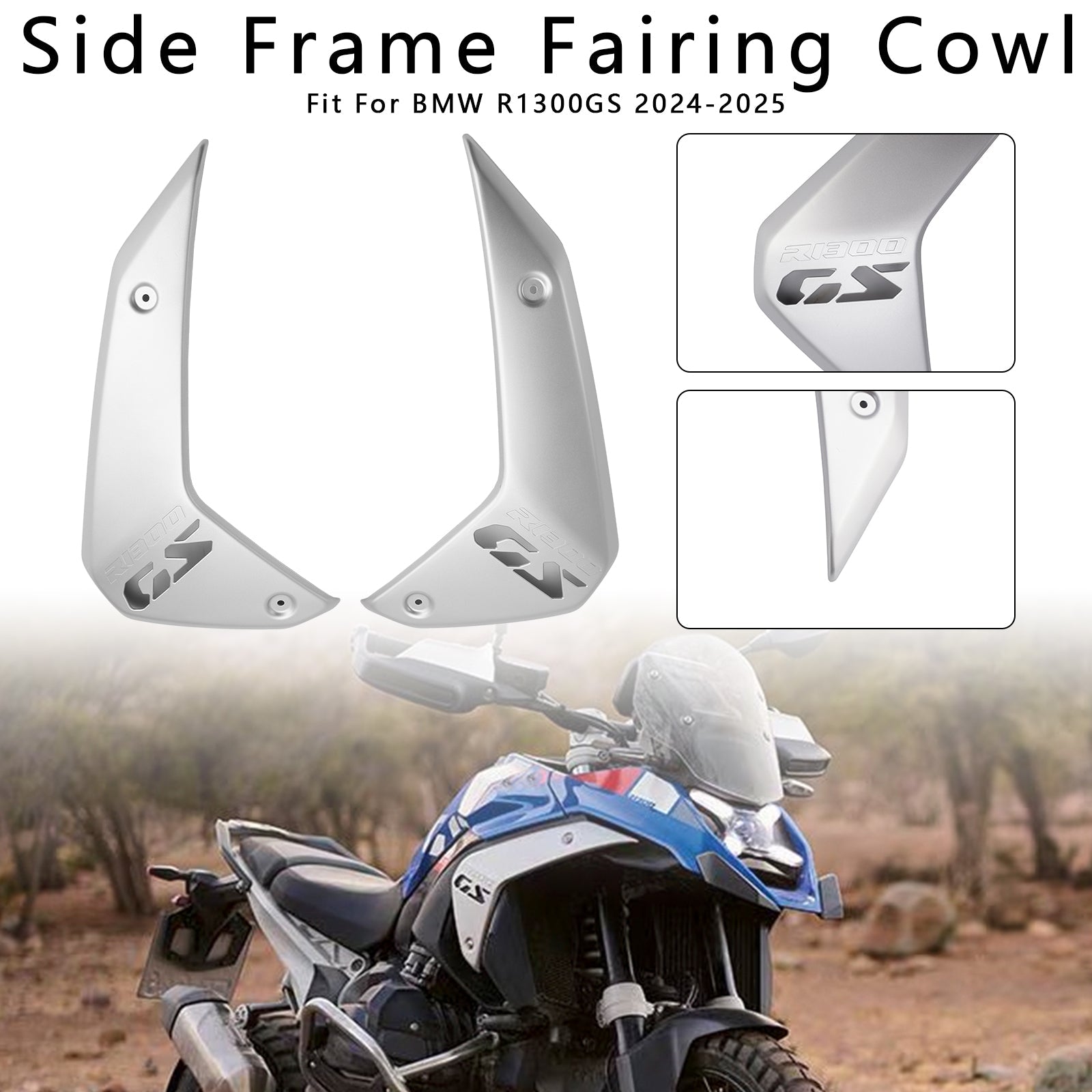 2024-2025 BMW R1300GS Side Frame Fairing Cowl Guards Radiator Cover