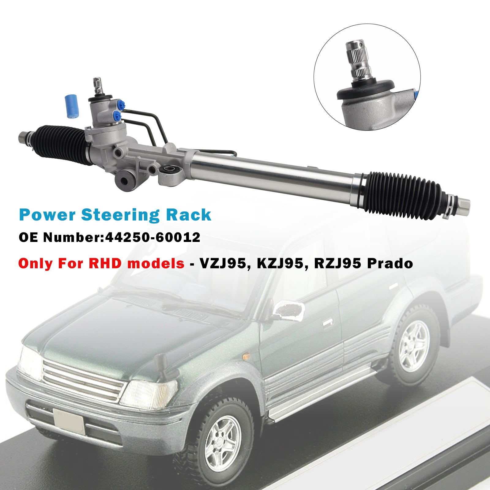 Power Steering Rack 44250-60012 for Toyota Prado VZJ95 KZJ95 RZJ95 1996-