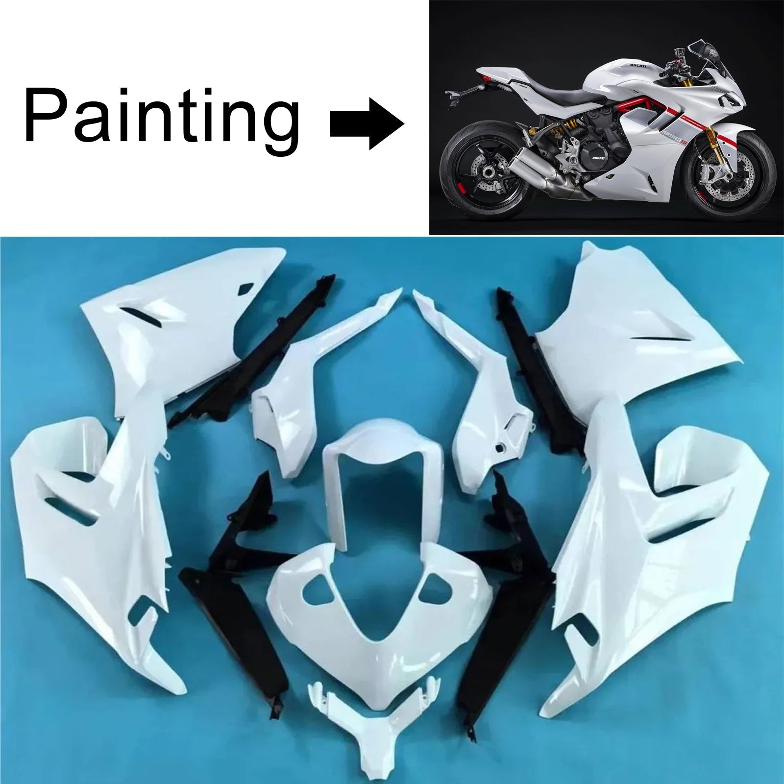 Ducati Supersport 950 950S 2021-2024 Fairing Kit Bodywork