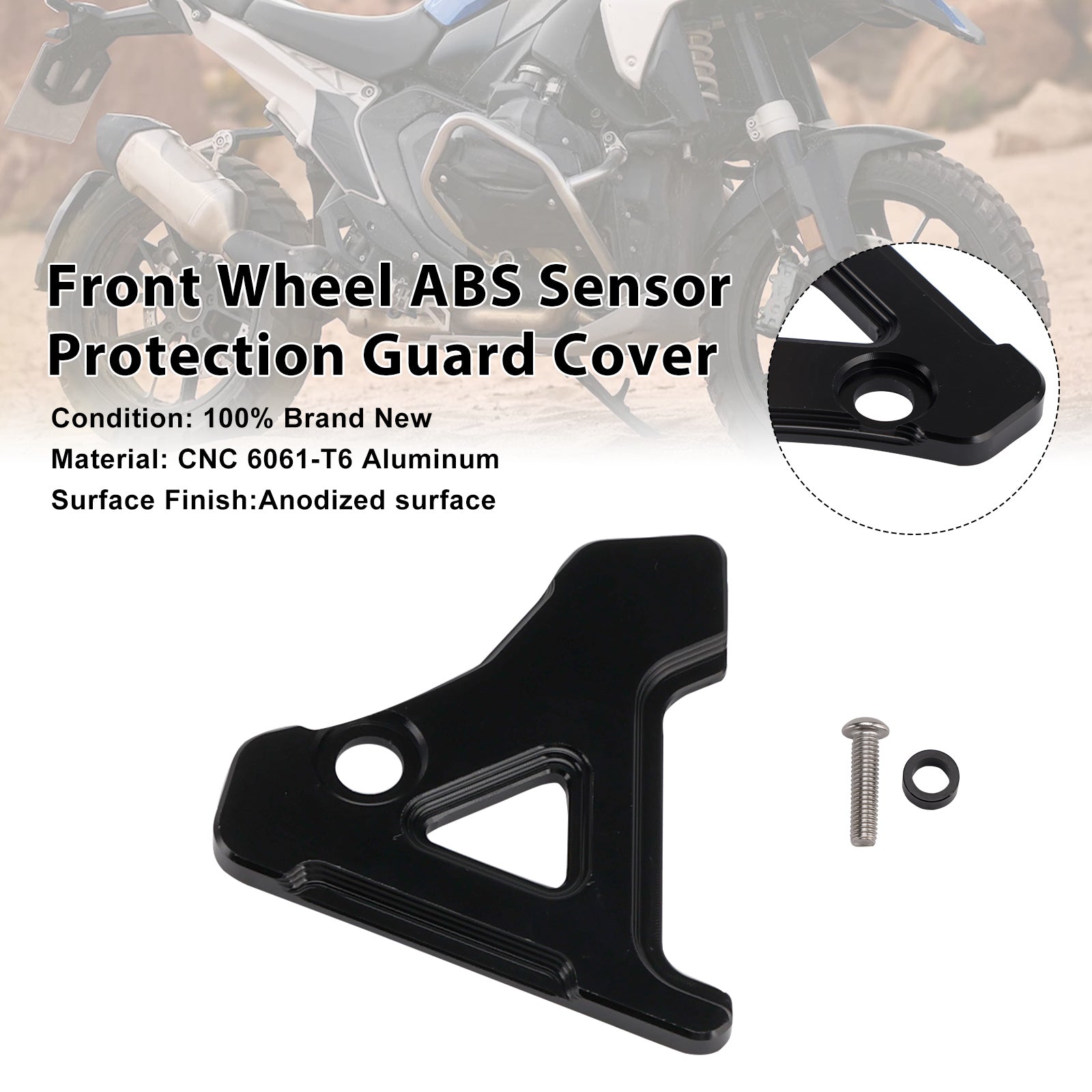 Front Wheel ABS Sensor Protection Guard For BMW R1300GS / ADV 23-25